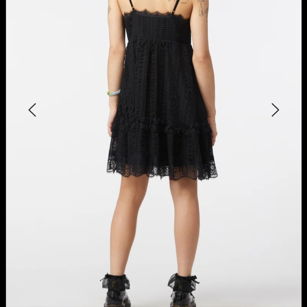 Dangerfield goth hook and eyelet babydoll dress BNWT gothic killstar like - Picture 7 of 7